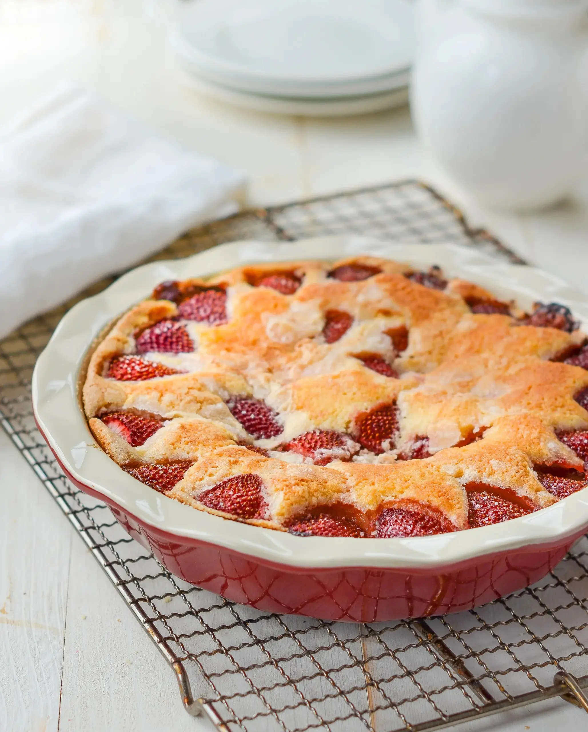 Bright Strawberry Layer Cake
