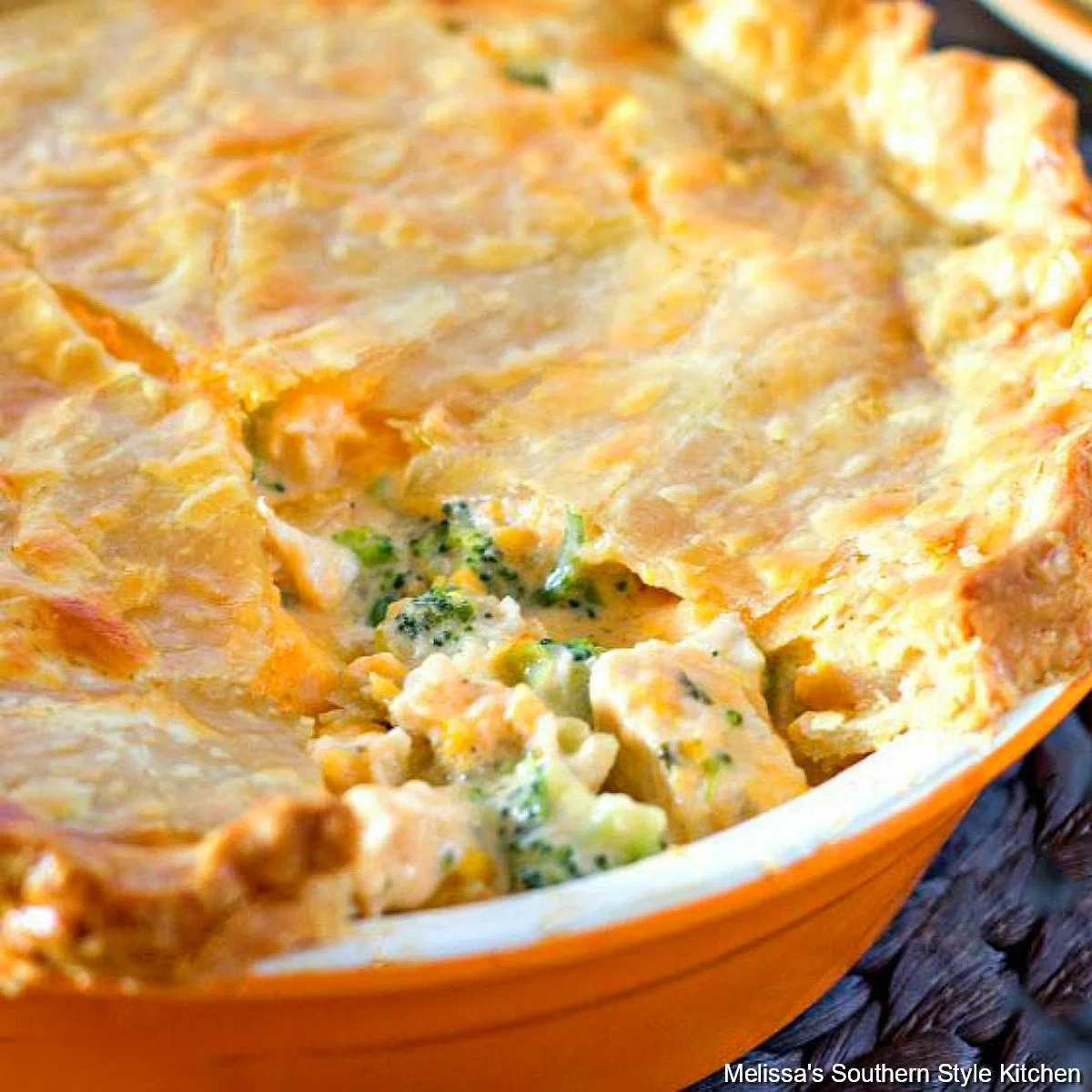 Cheddar Chicken Broccoli Pot Pie