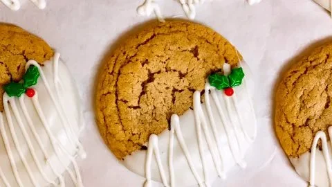 Chewy Maple Cinnamon White Chocolate Cookies