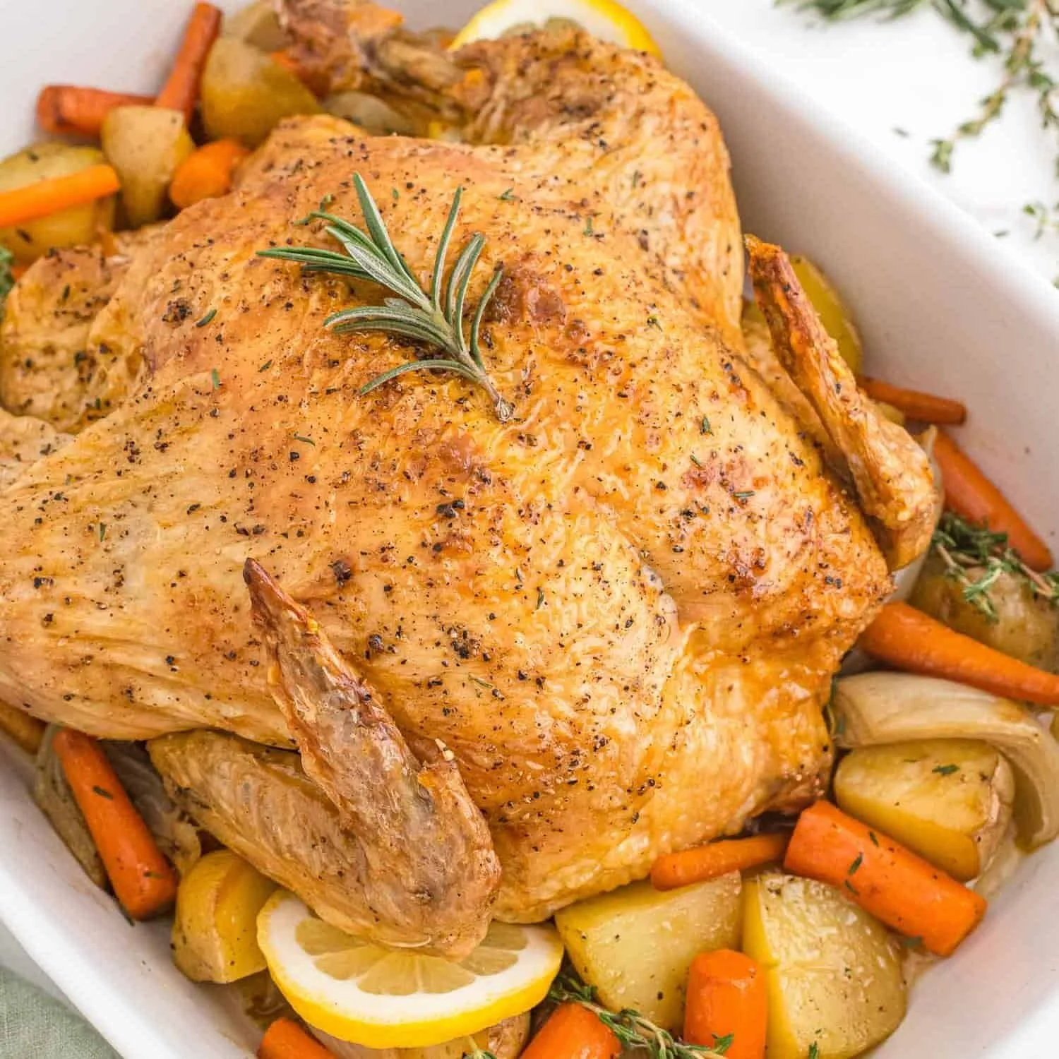 Citrus Garlic Roasted Chicken