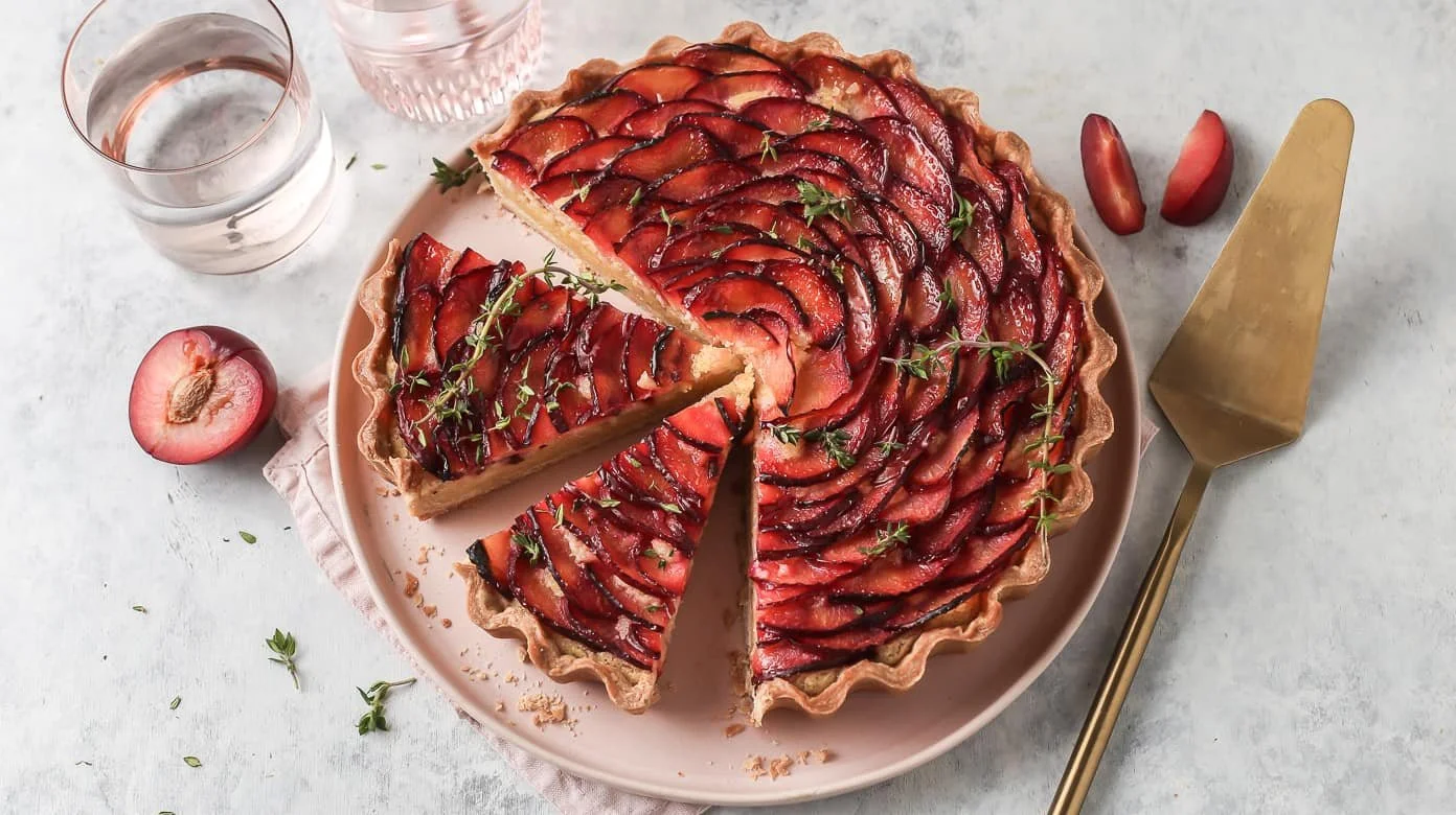 Classic Plum Frangipane Tart