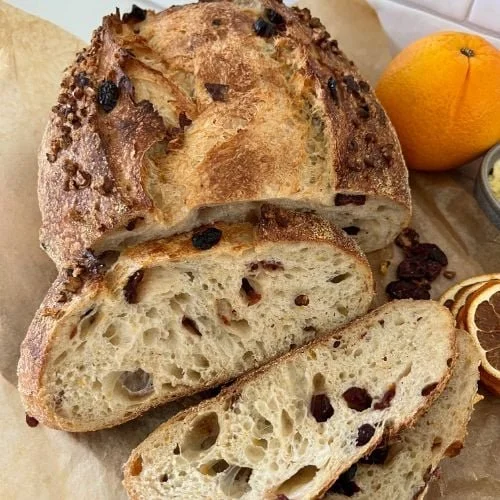 Cranberry Orange Sourdough Loaf