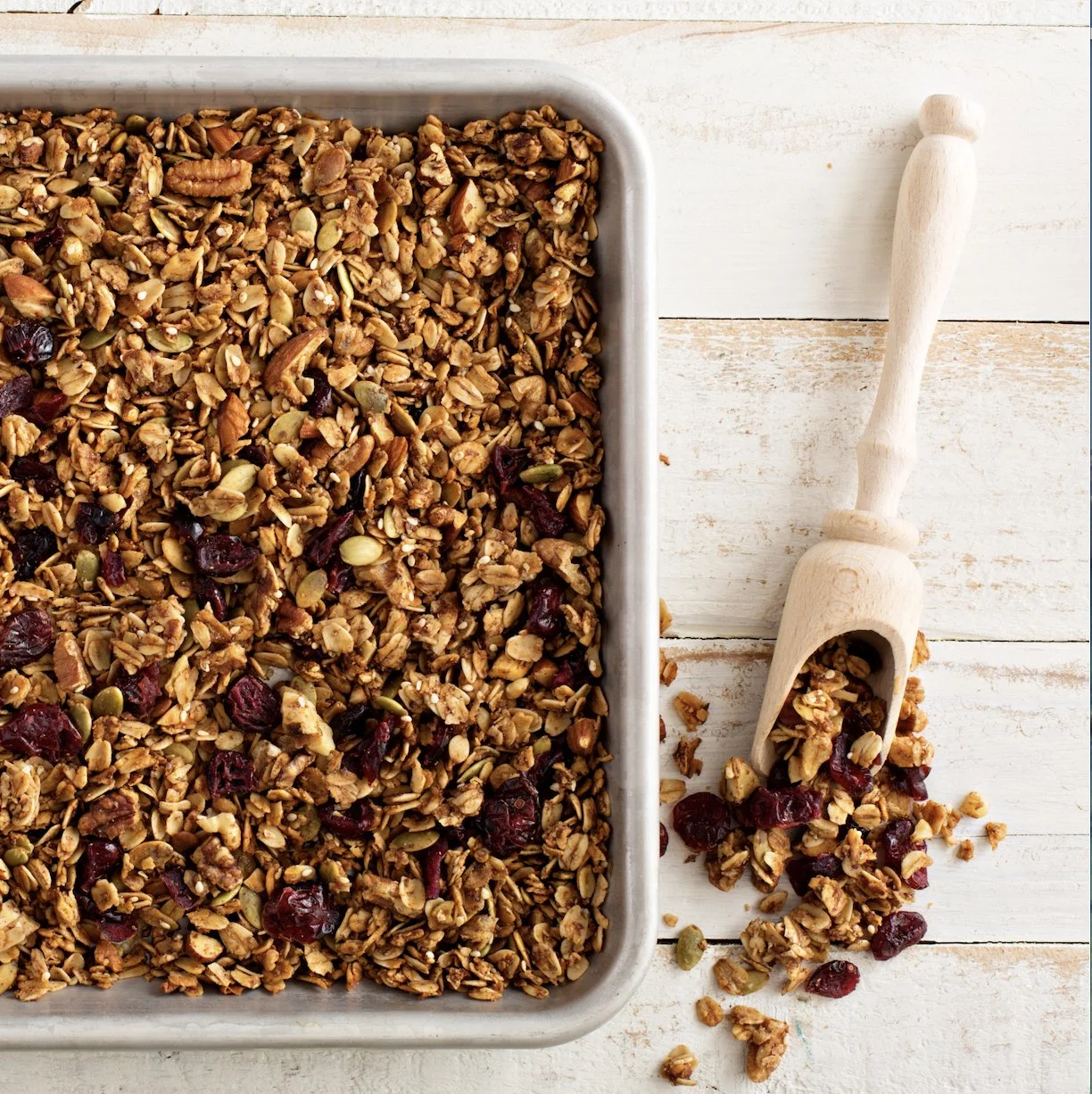 Cranberry Pecan Granola from Scratch