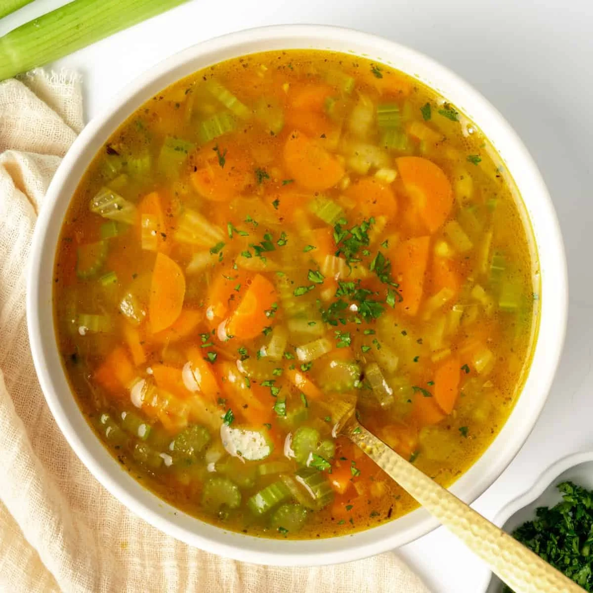 Creamy Carrot and Celery Soup