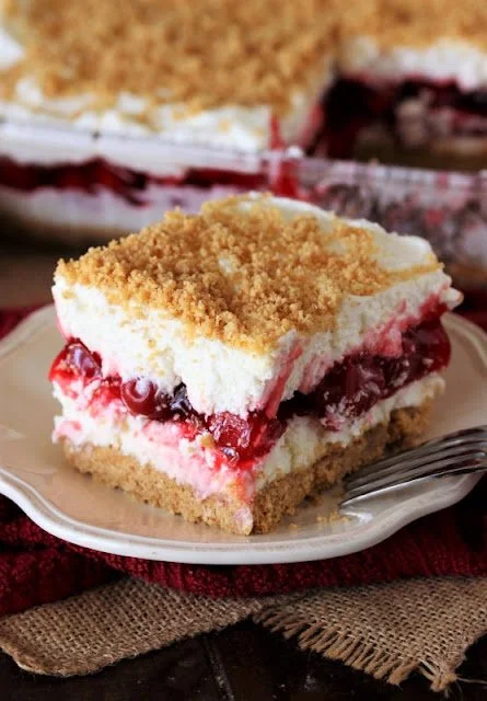 Creamy Cherry No-Bake Dessert