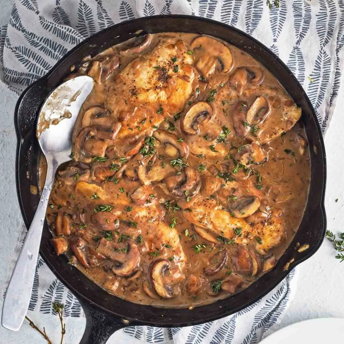 Creamy Chicken and Mushrooms