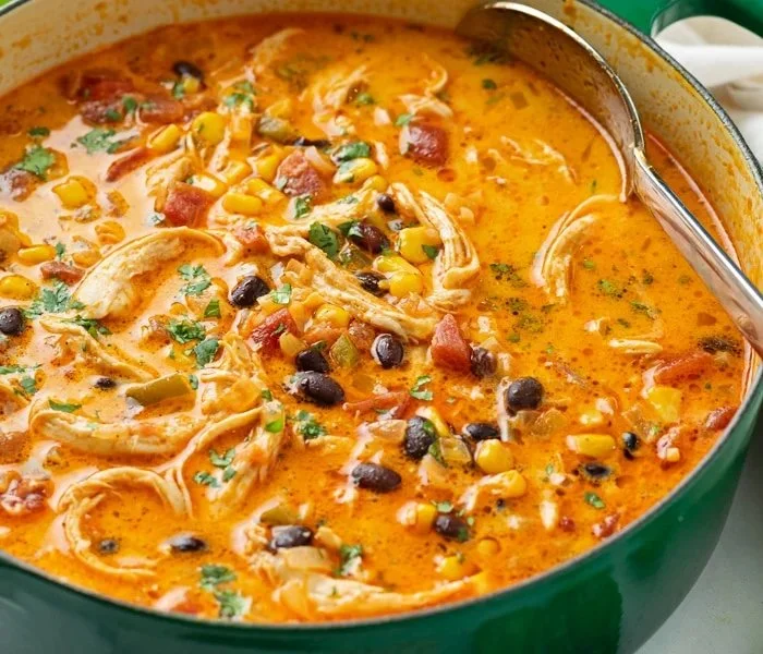Creamy Chicken Enchilada Soup