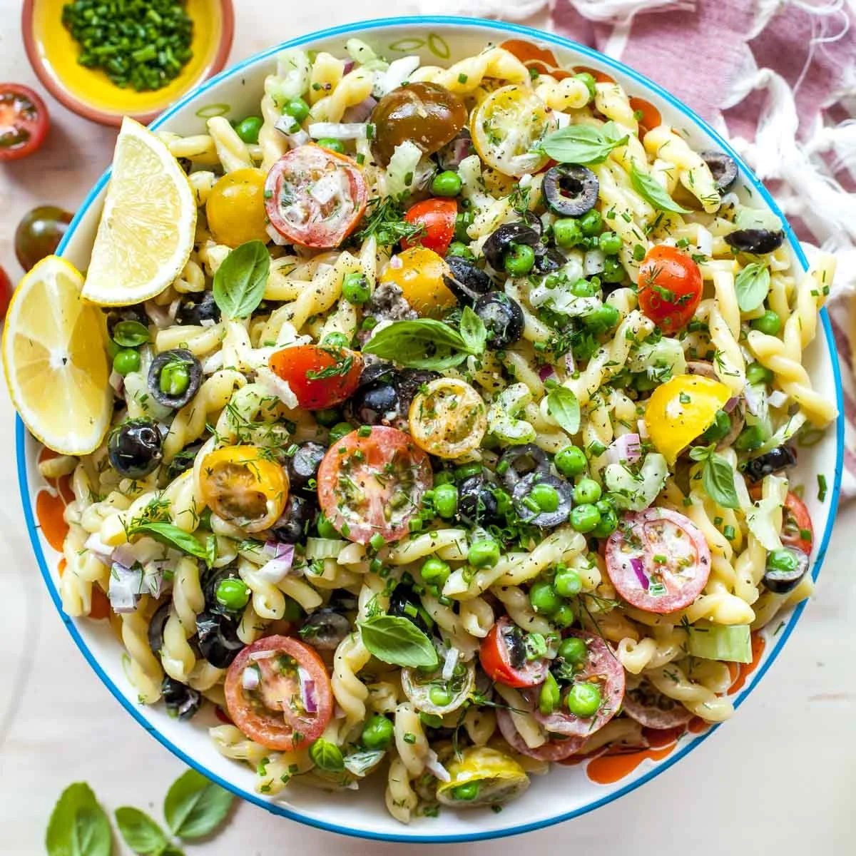 Creamy Healthy Pasta Salad