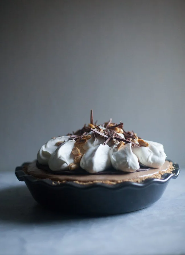 Creamy Milk Chocolate Peanut Butter Pie