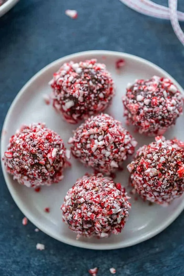 Creamy Peppermint Truffles