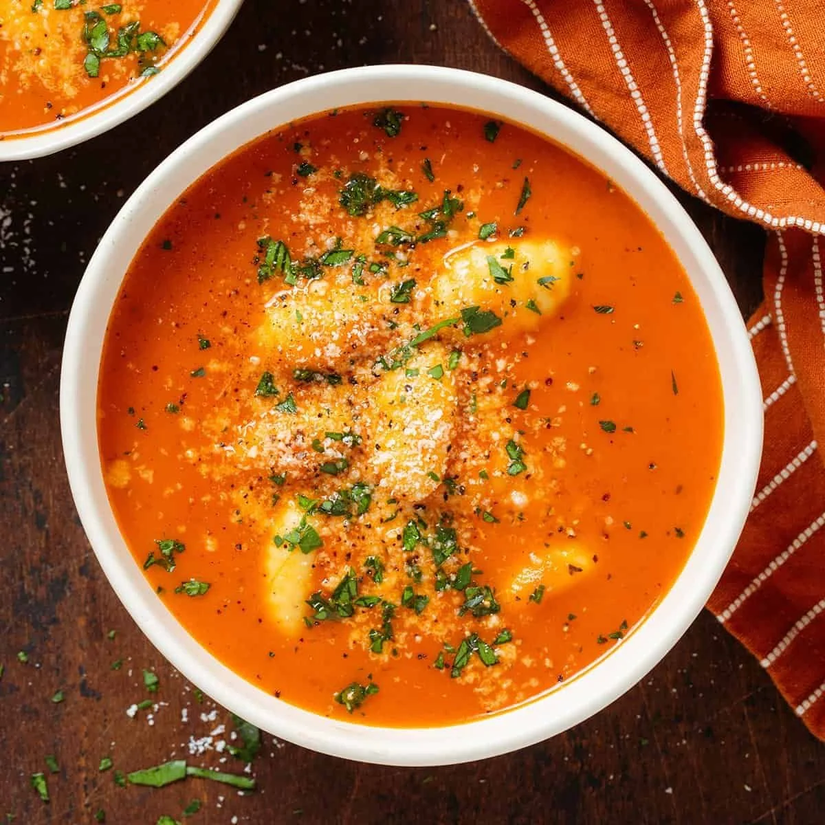 Creamy Tomato Gnocchi Soup