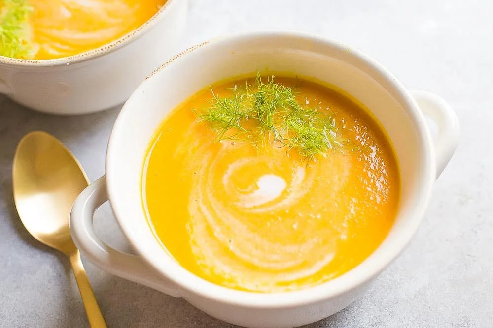Dairy-Free Creamy Carrot Ginger Soup