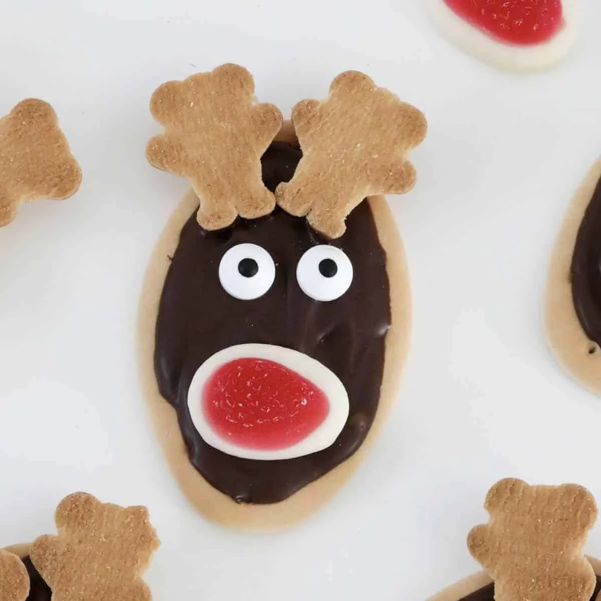 Easy Reindeer Biscuits for Christmas