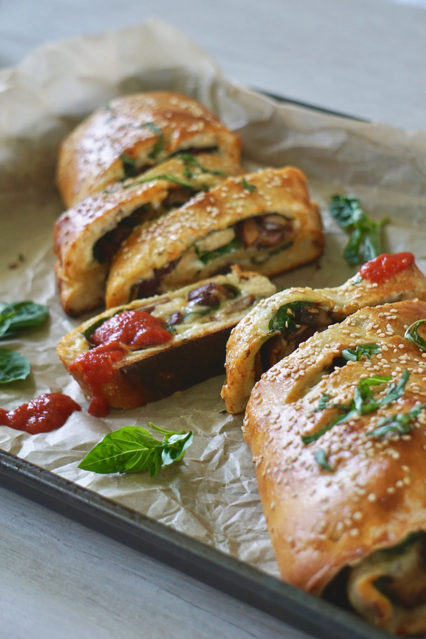 Easy Vegetarian Stromboli Recipe
