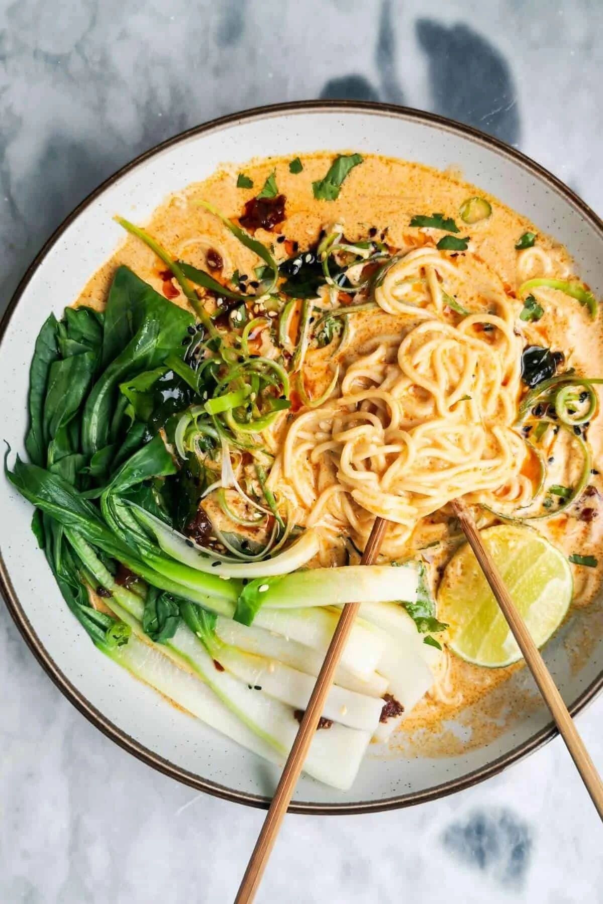 Fast Spicy Coconut Noodles