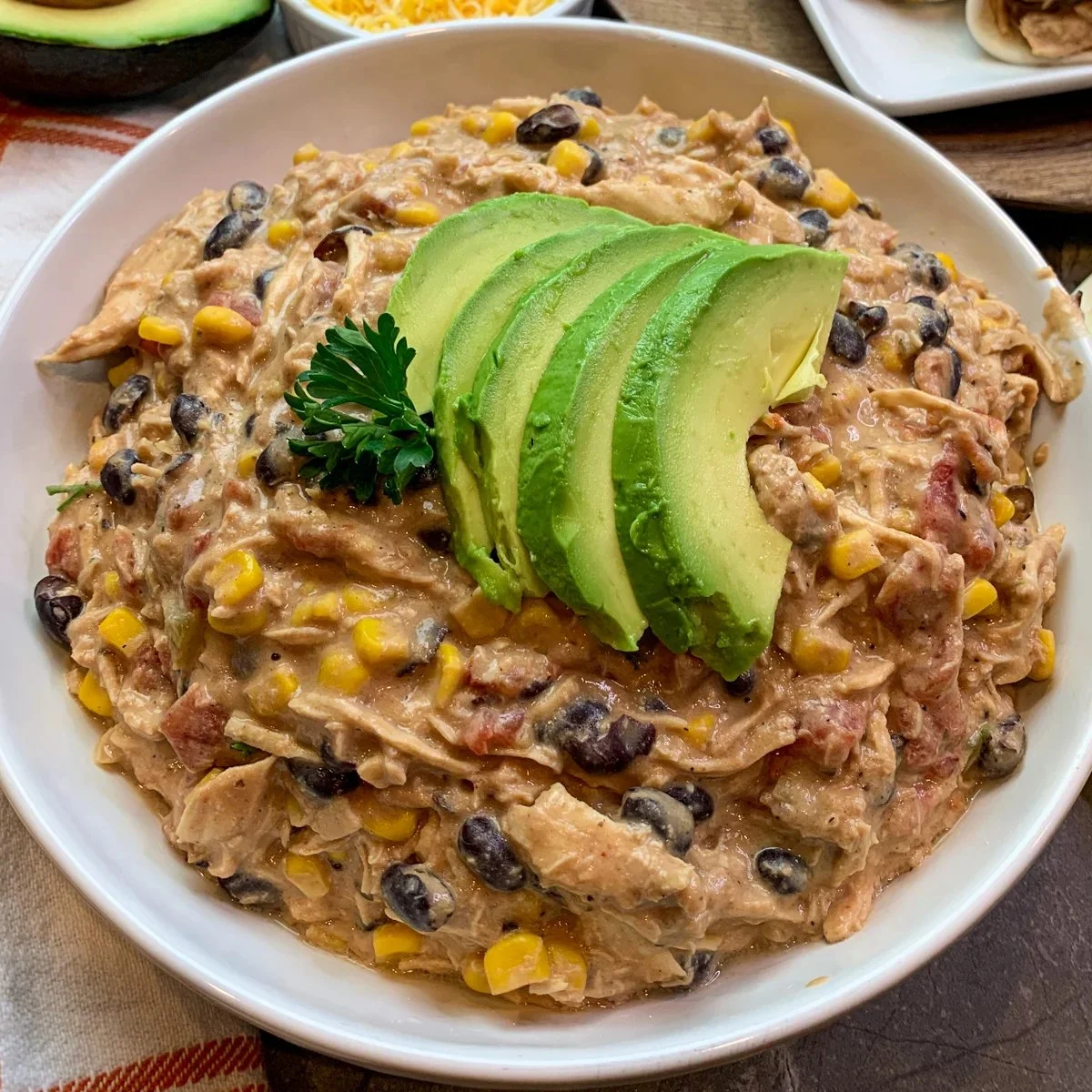 Fiesta Chicken in the Crock Pot