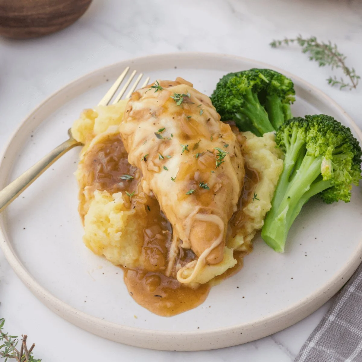 French Onion Chicken Skillet