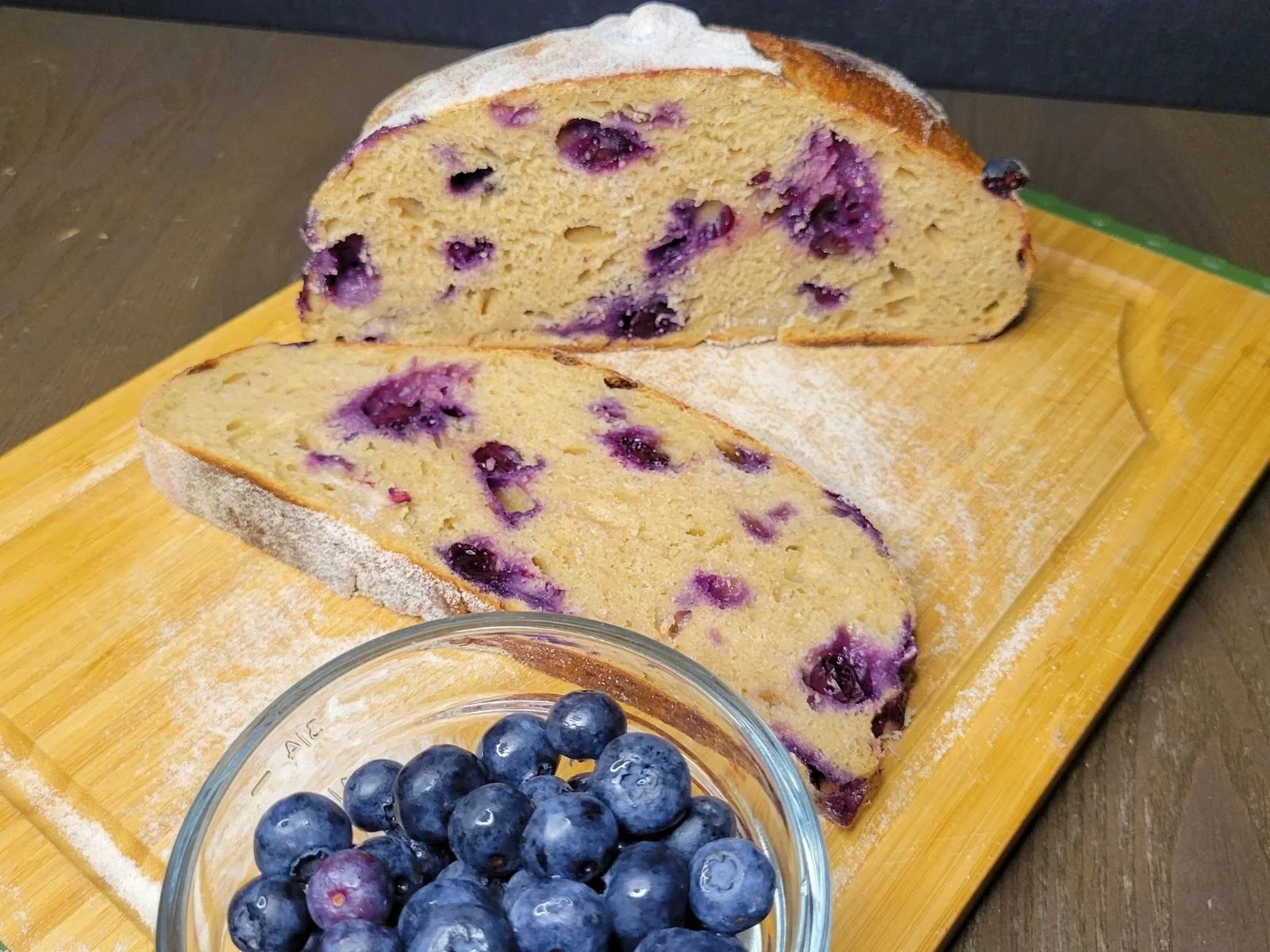 Fresh Milled Blueberry Sourdough Boule