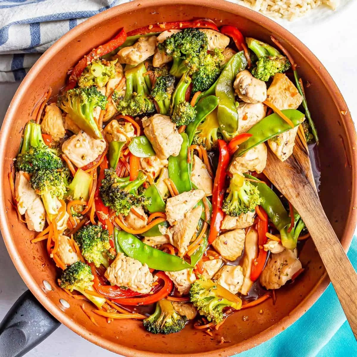 Garlic Honey Chicken Stir Fry