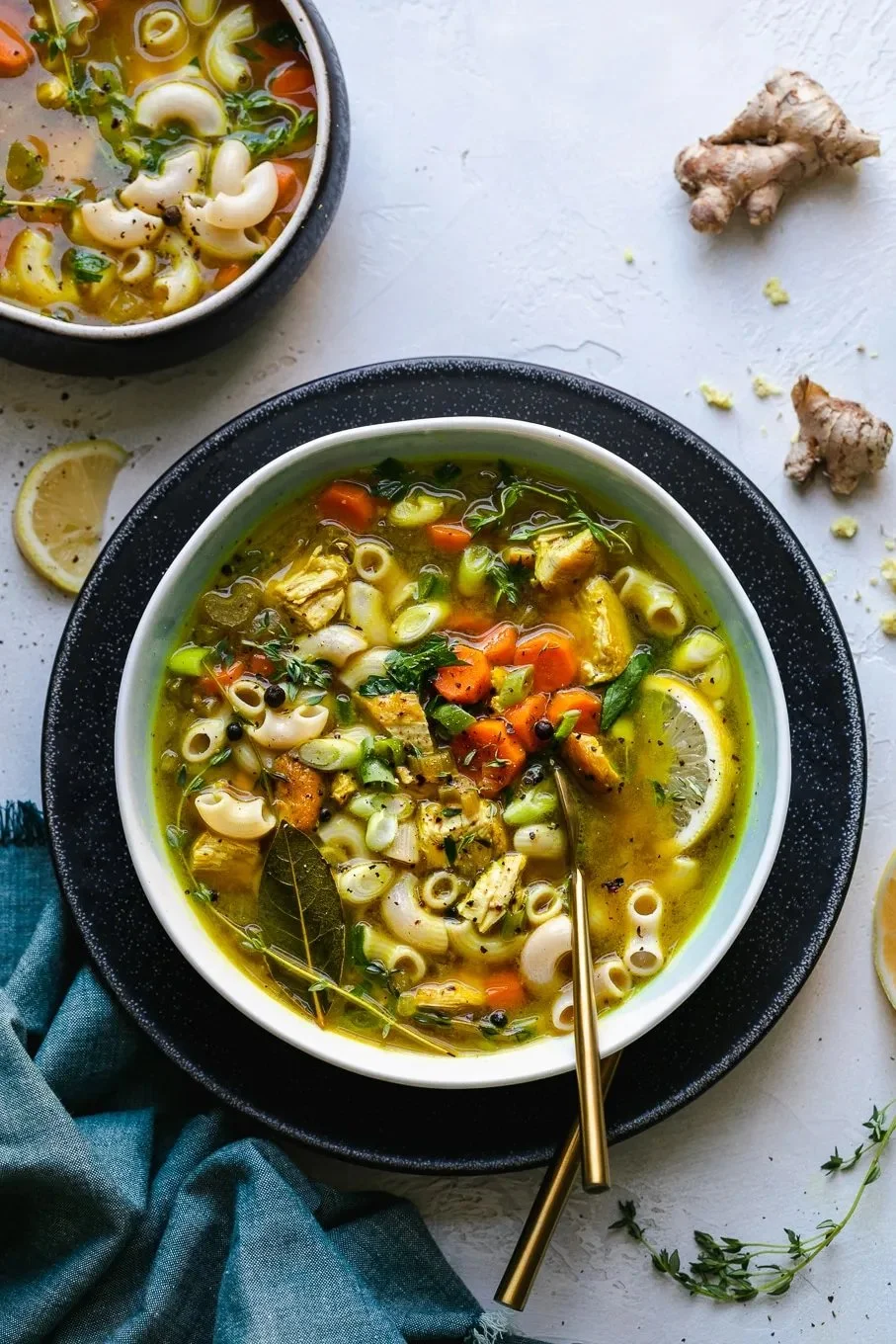 Ginger Lemon Chicken Noodles