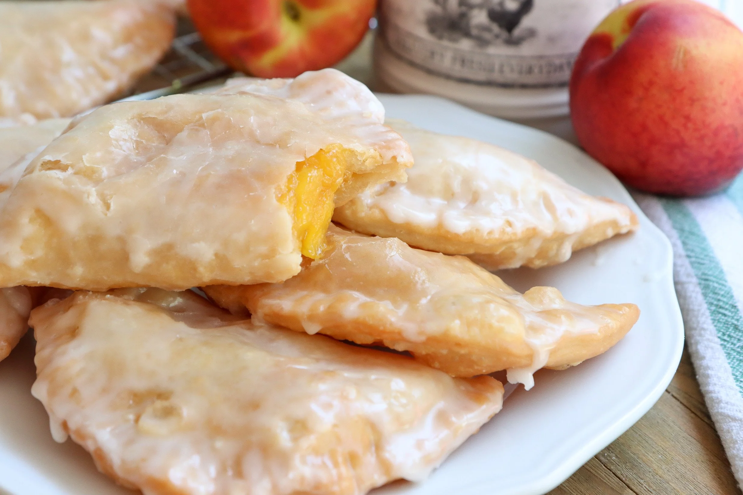Golden Fried Peach Hand Pies