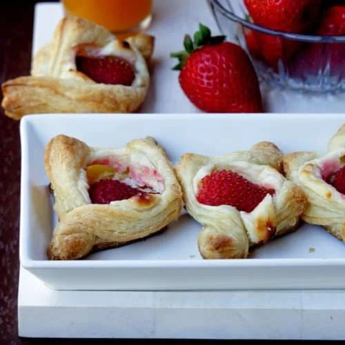 Gourmet Strawberry Cream Cheese Pastry