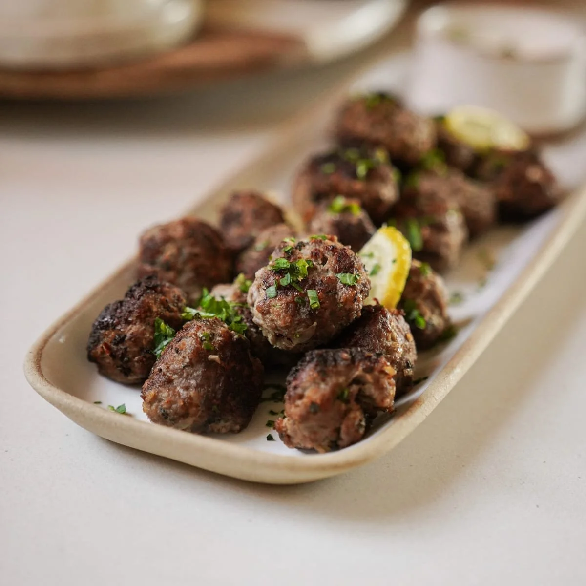 Greek Keftedes Meatballs Recipe
