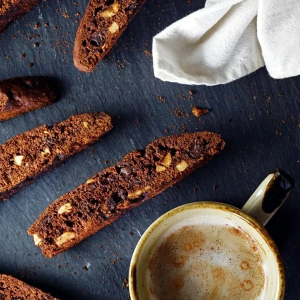Hazelnut Mocha Latte Biscotti Recipe