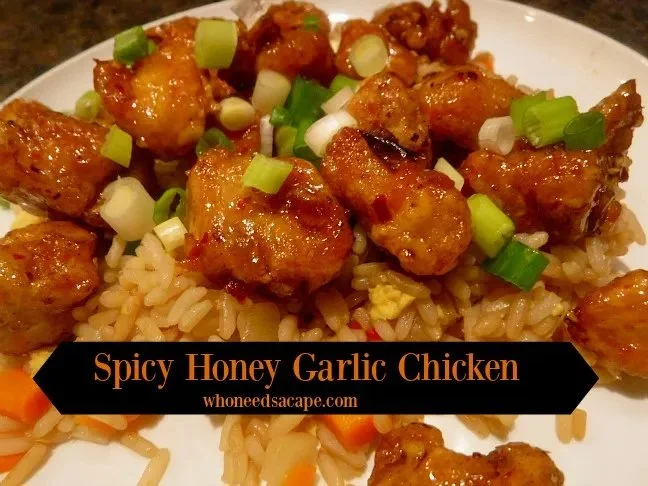 Honey Garlic Spicy Chicken