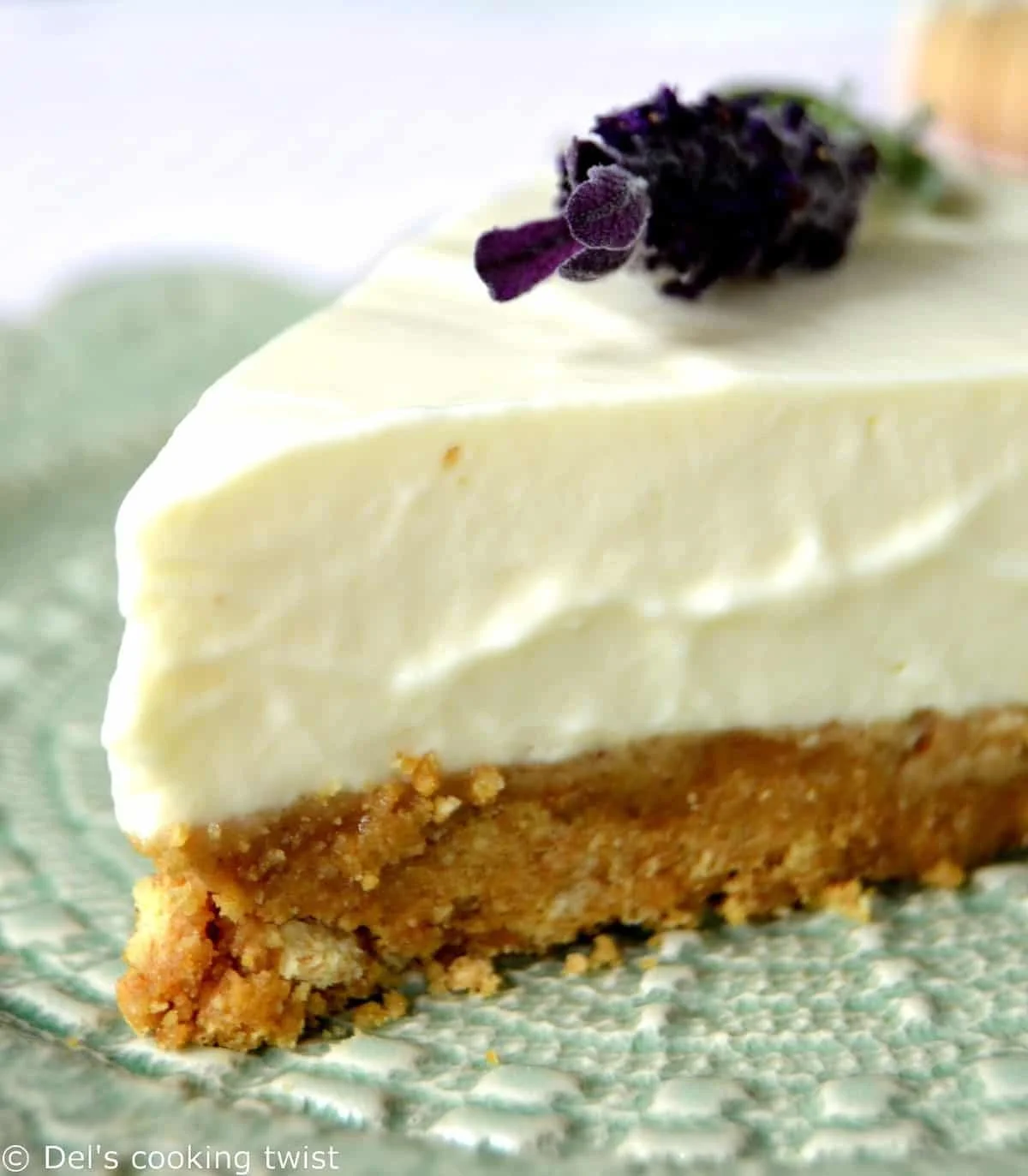 Honeyed Lavender Cheesecake