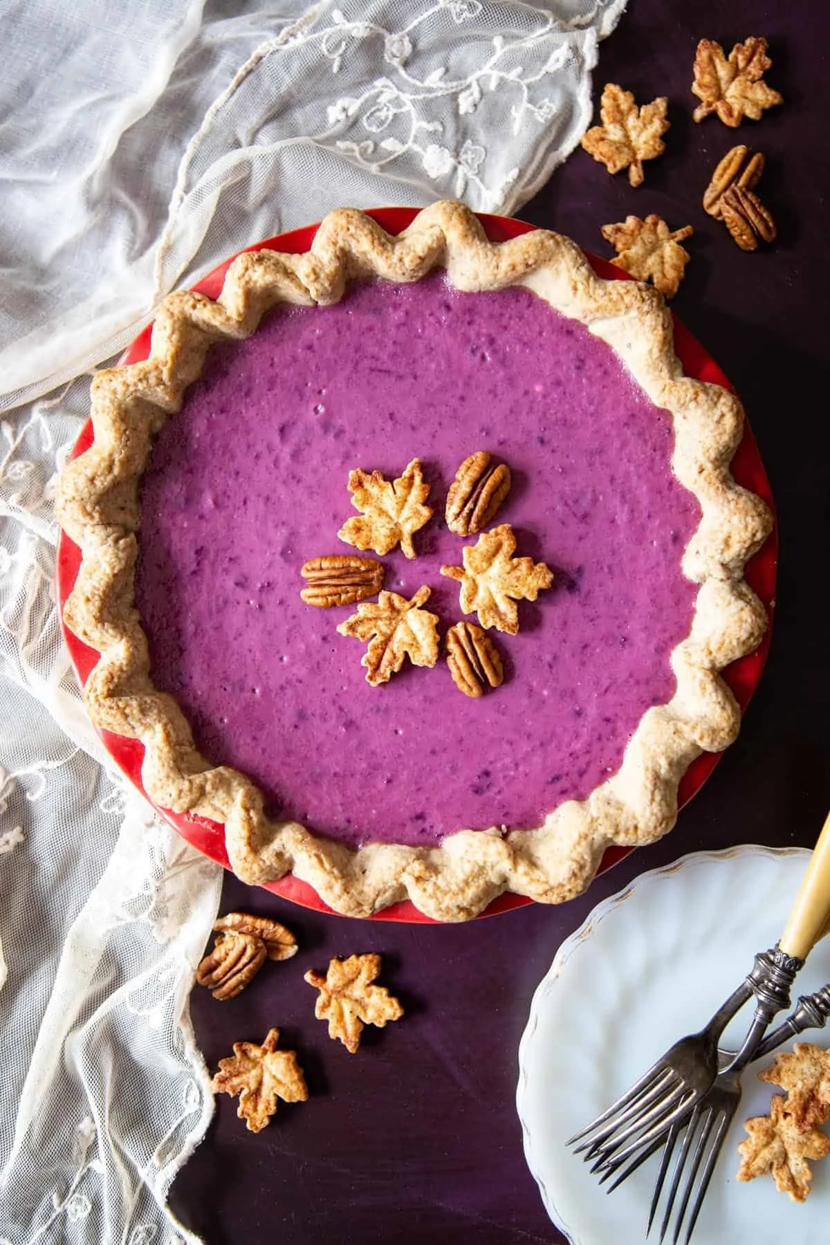 Indigo Sweet Potato Pie