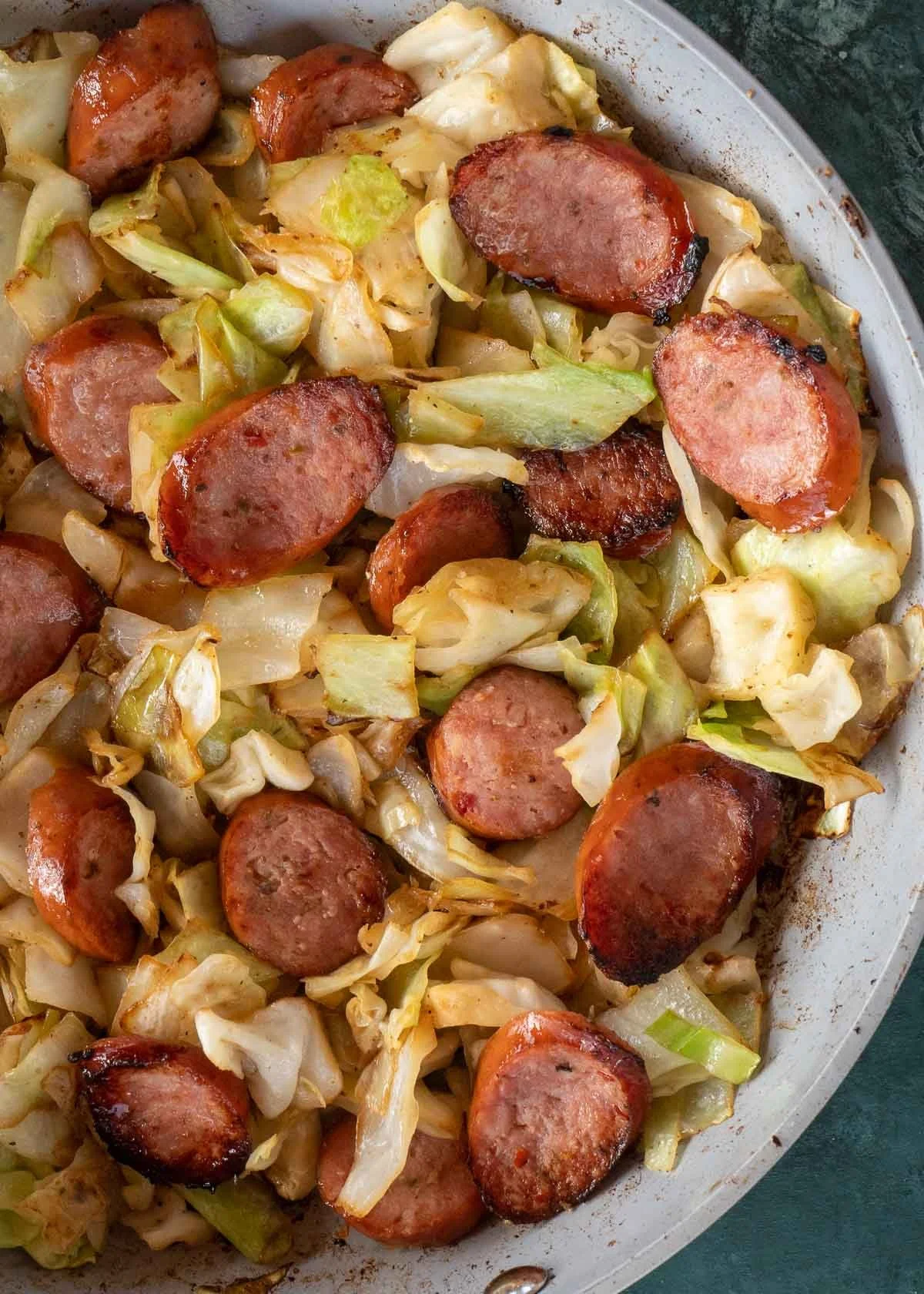 Keto Cabbage and Sausage