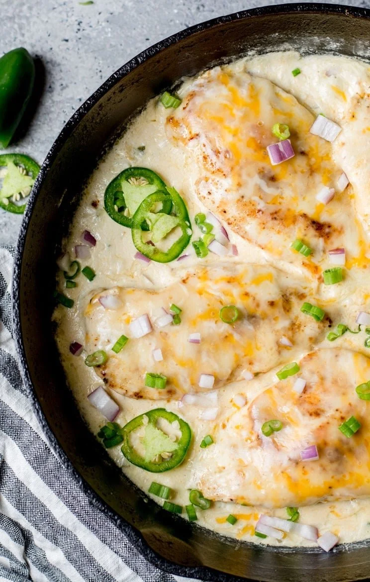 Keto Gluten-Free One-Pan Jalapeño Chicken