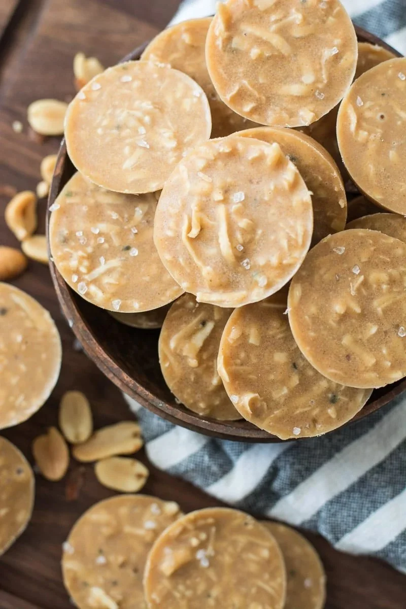 Keto No-Bake Peanut Butter Cookies