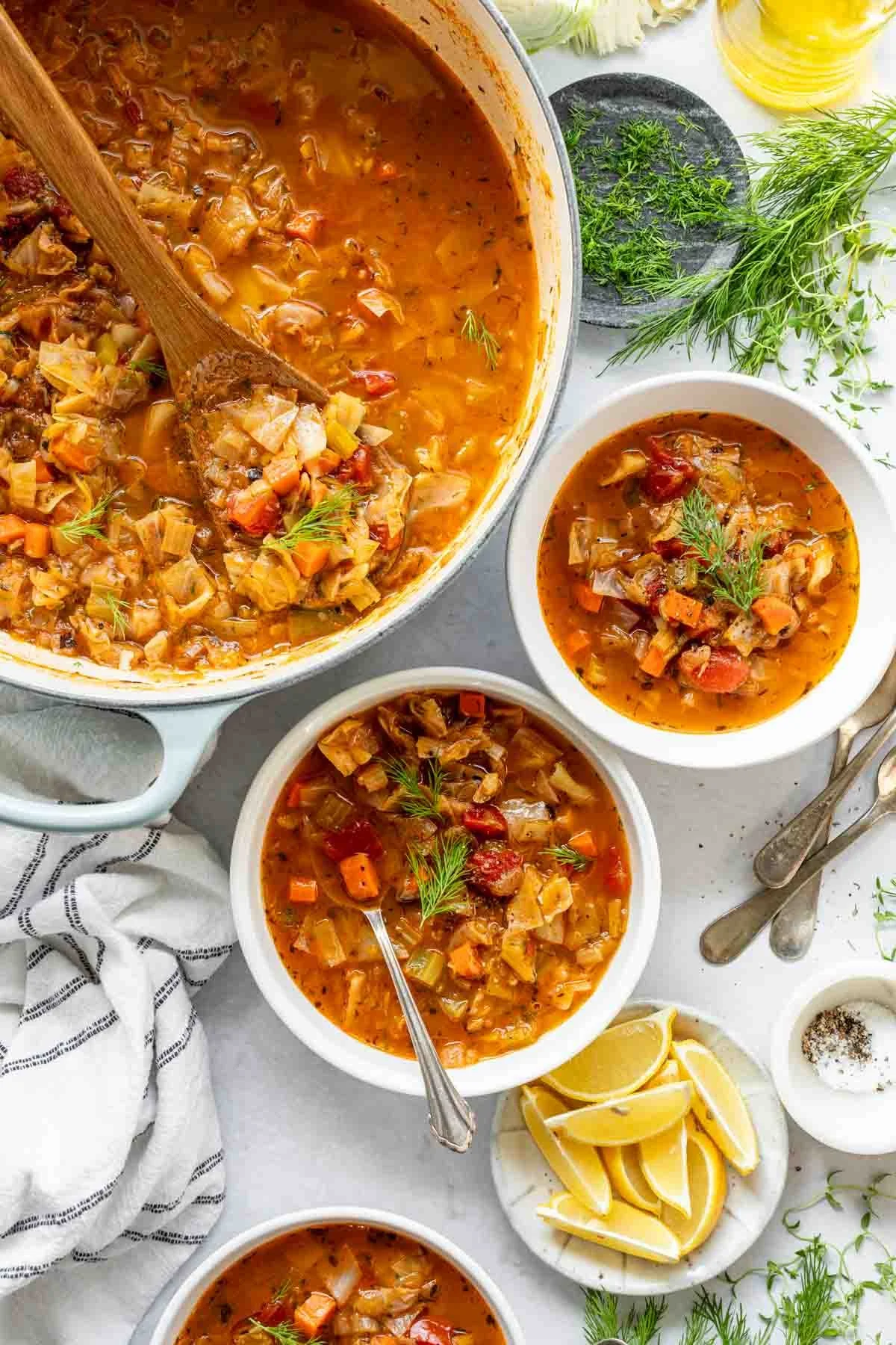 Low Calorie Cabbage Soup