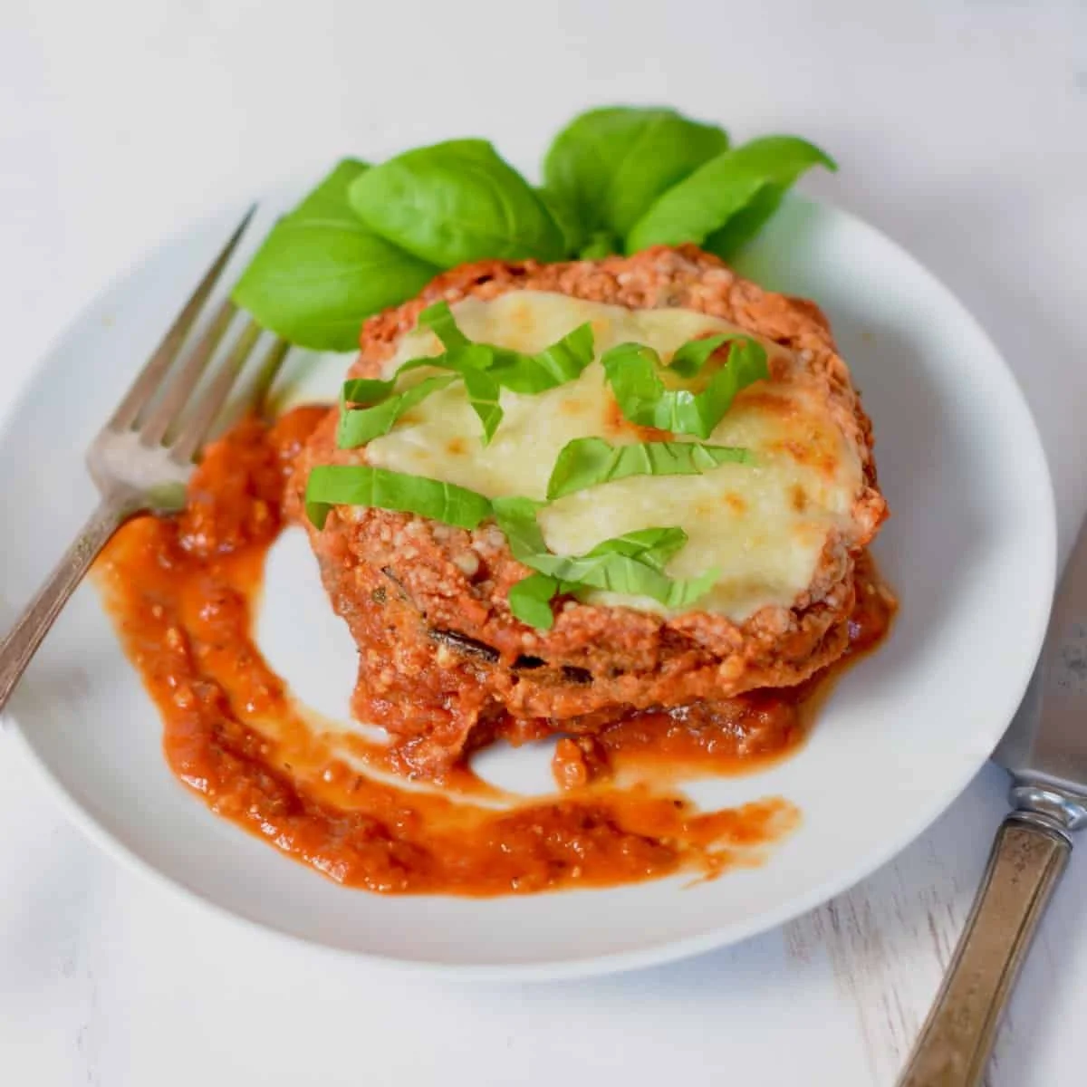 Low-Fat Baked Eggplant Parmesan