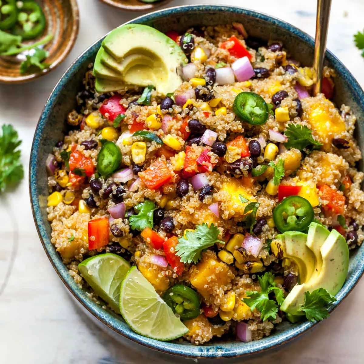 Mango Fiesta Quinoa Salad