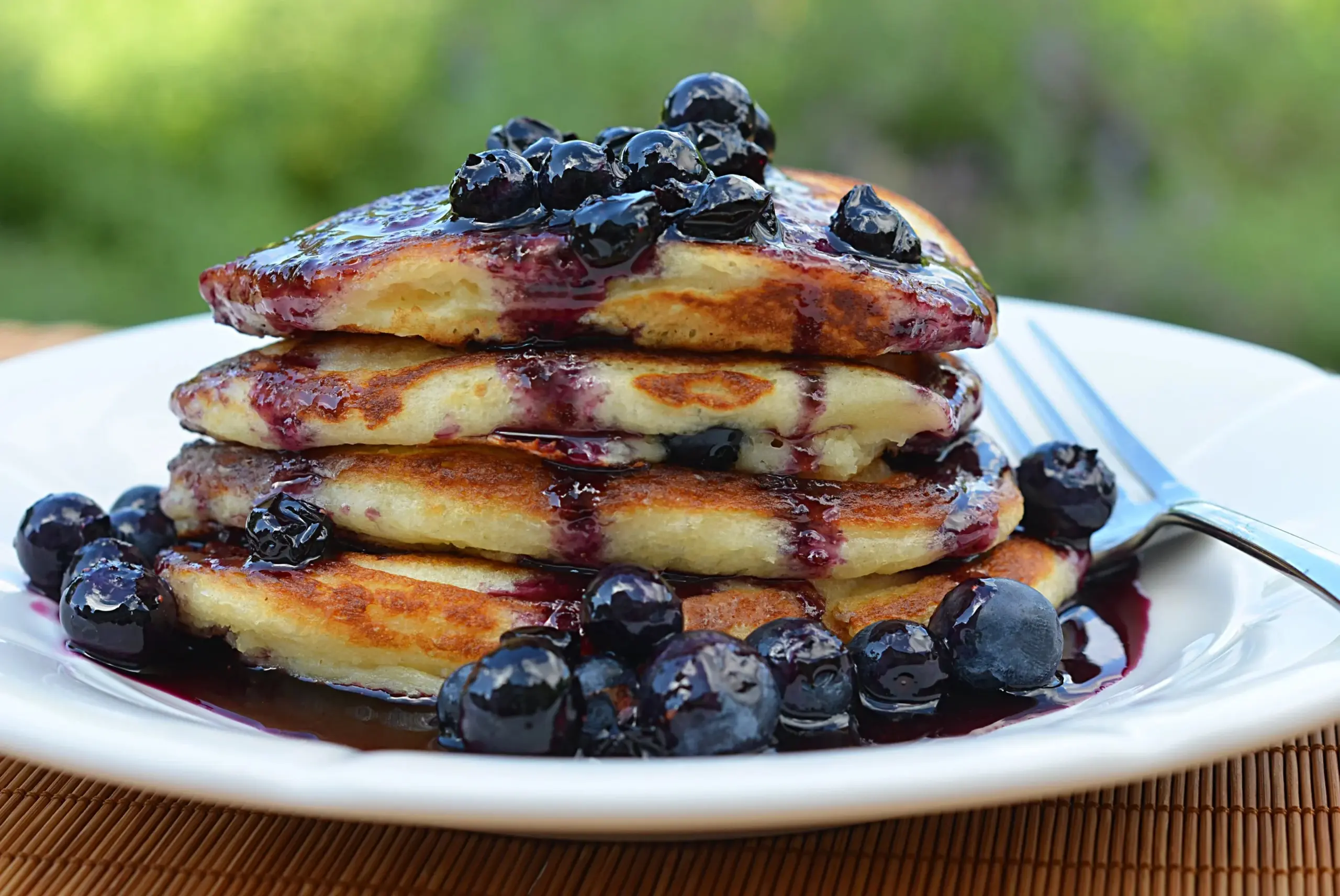 Maple Syrup with Blueberries