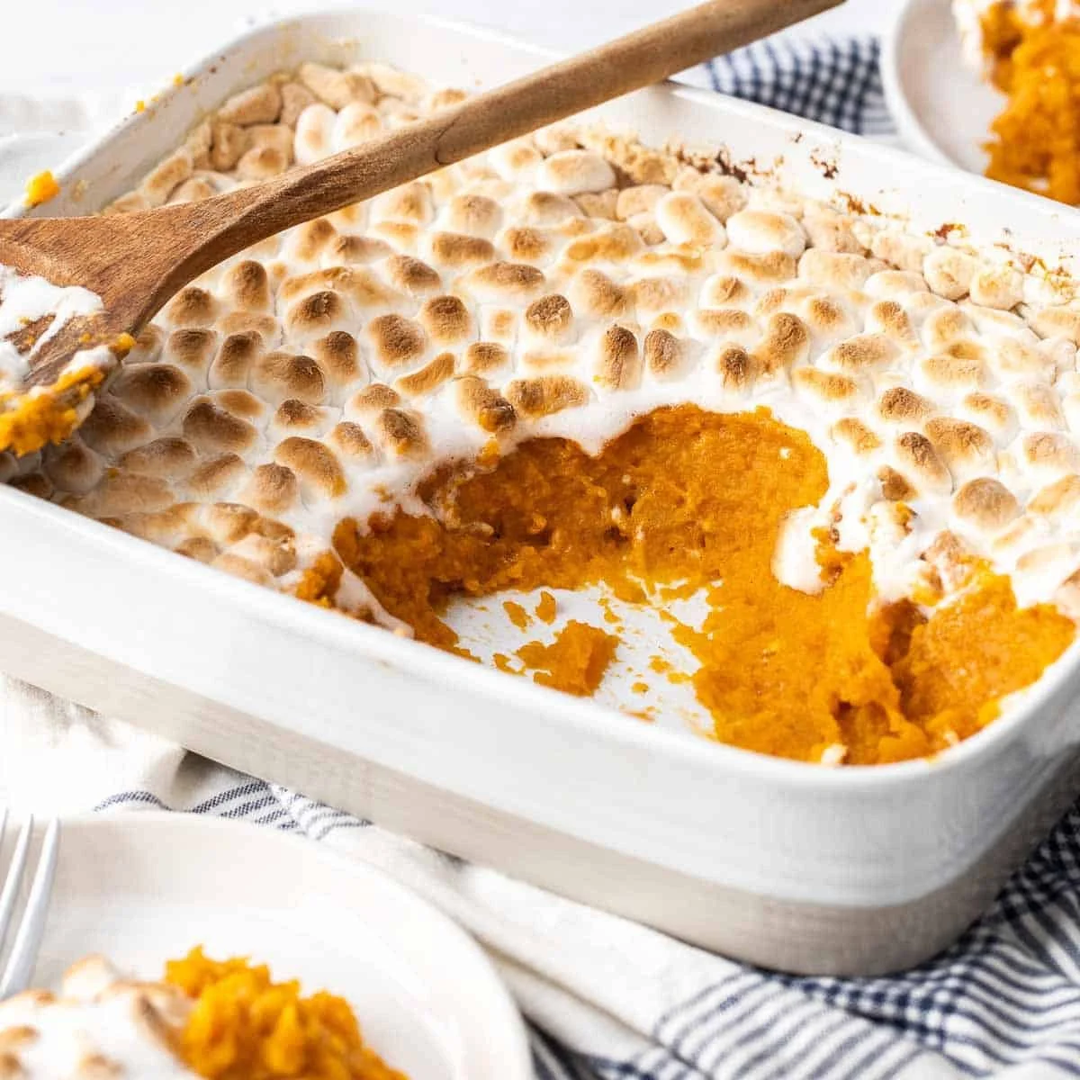 Marshmallow-Topped Sweet Potato Casserole