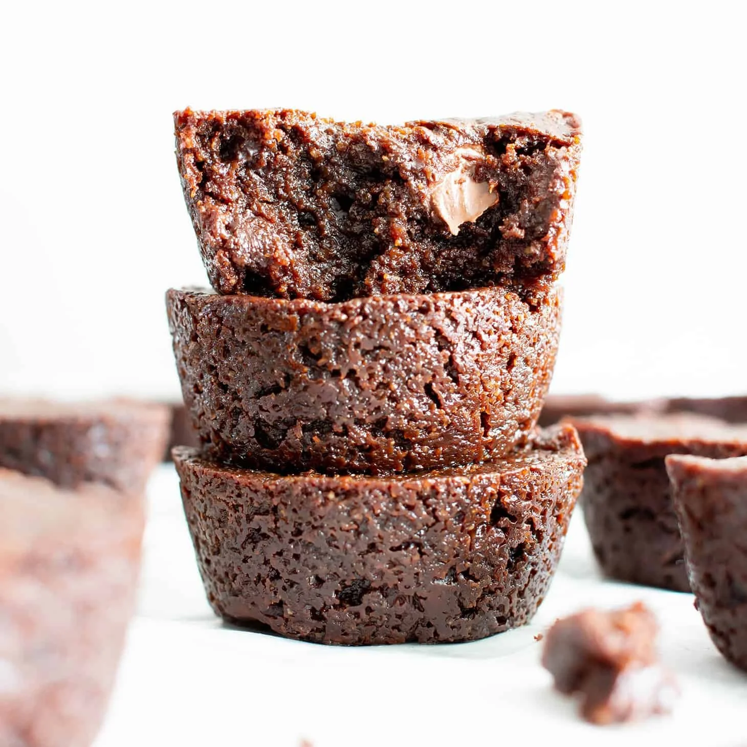 Mini Gluten-Free Vegan Brownie Bites