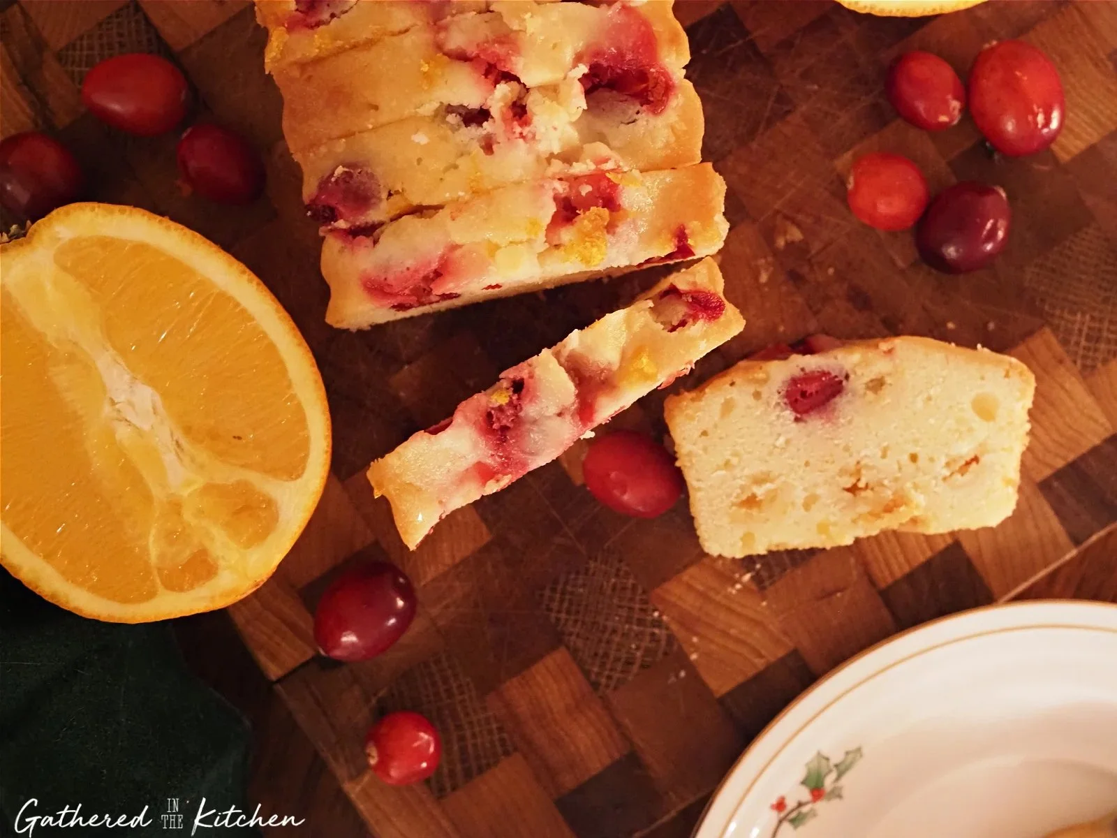 Moist Cranberry Orange Mini Loaves