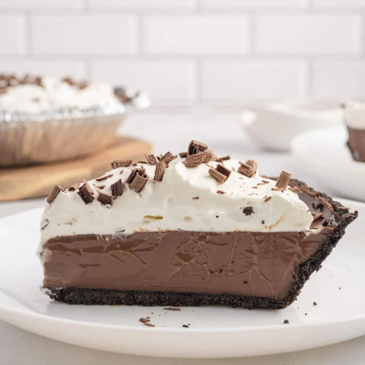 No-Bake Chocolate Cream Pie