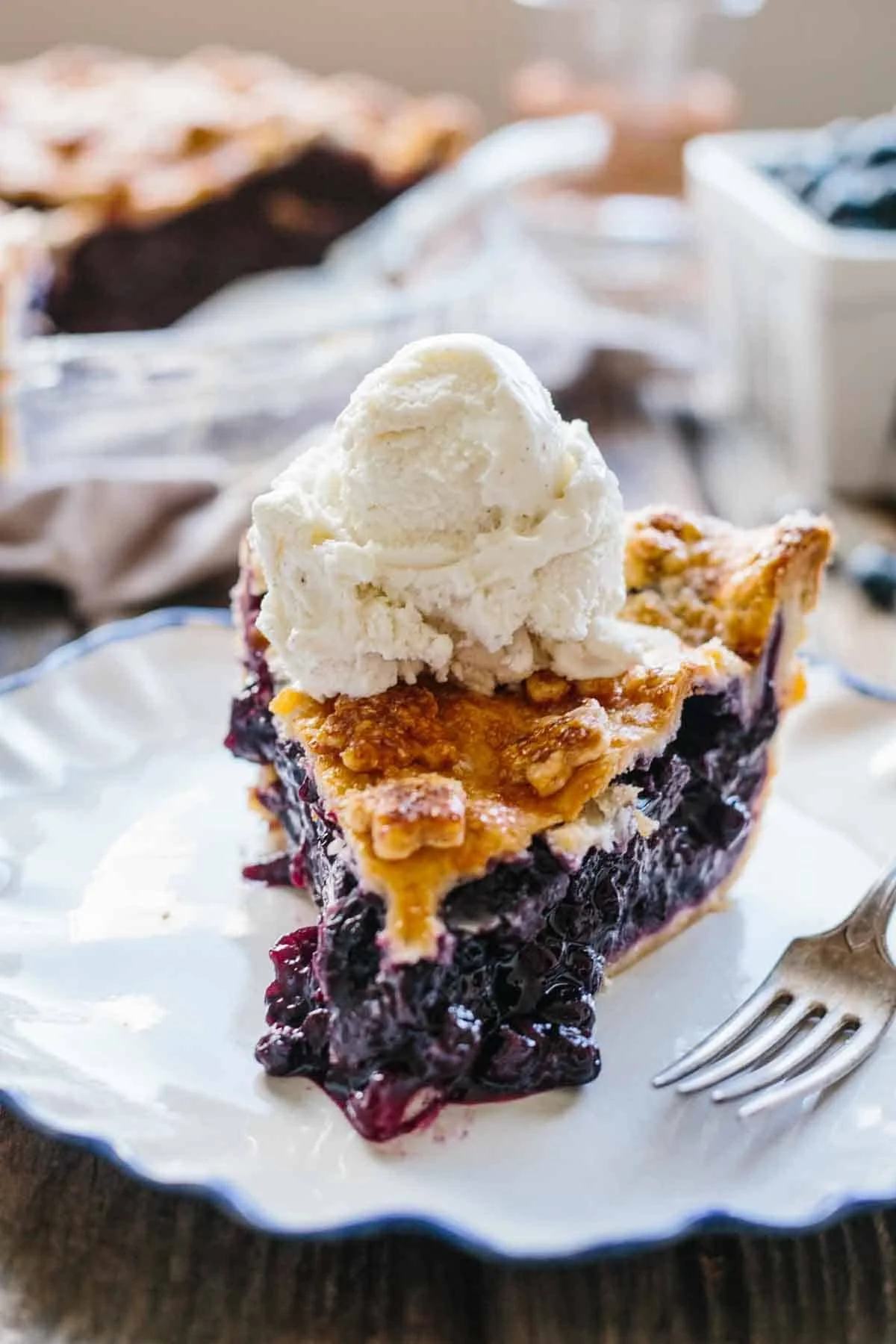 Old Fashioned Blueberry Pie