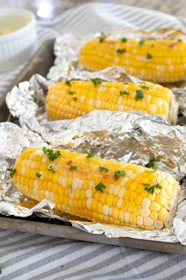 Oven-Roasted Corn on the Cob