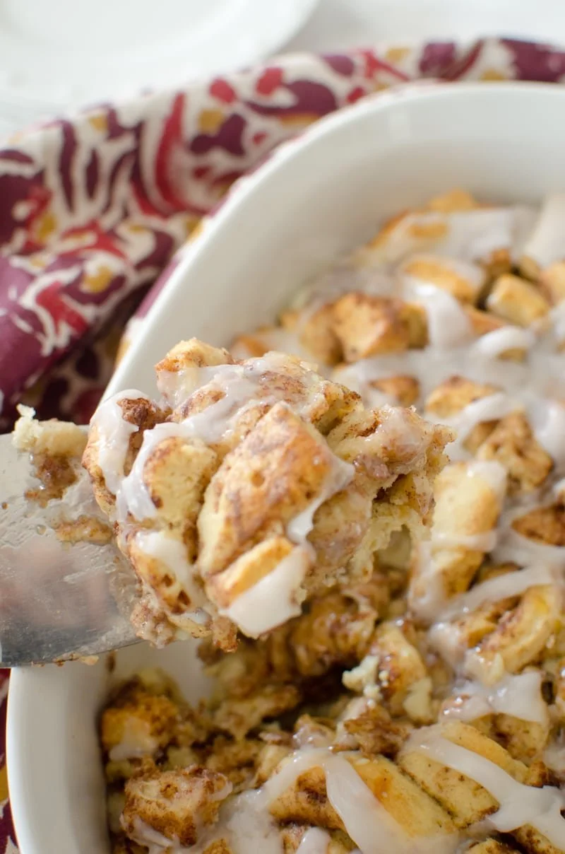 Overnight Cinnamon Roll French Toast