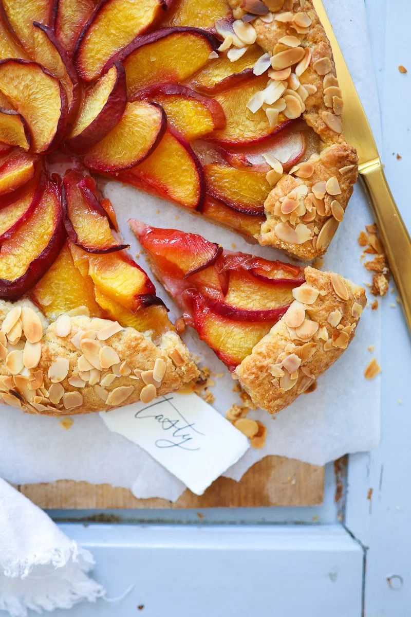 Peach Almond Galette Recipe
