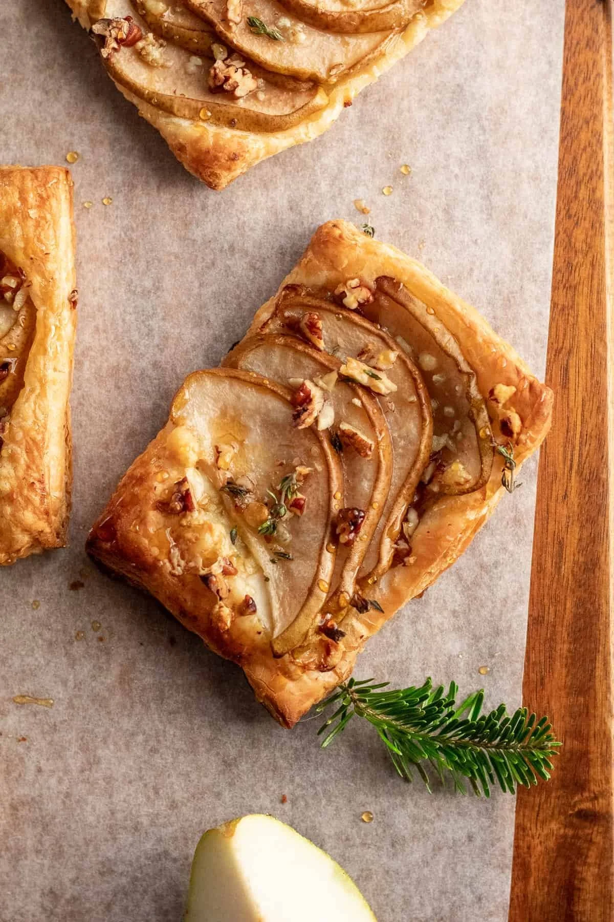 Pear and Gorgonzola Puff Pastry