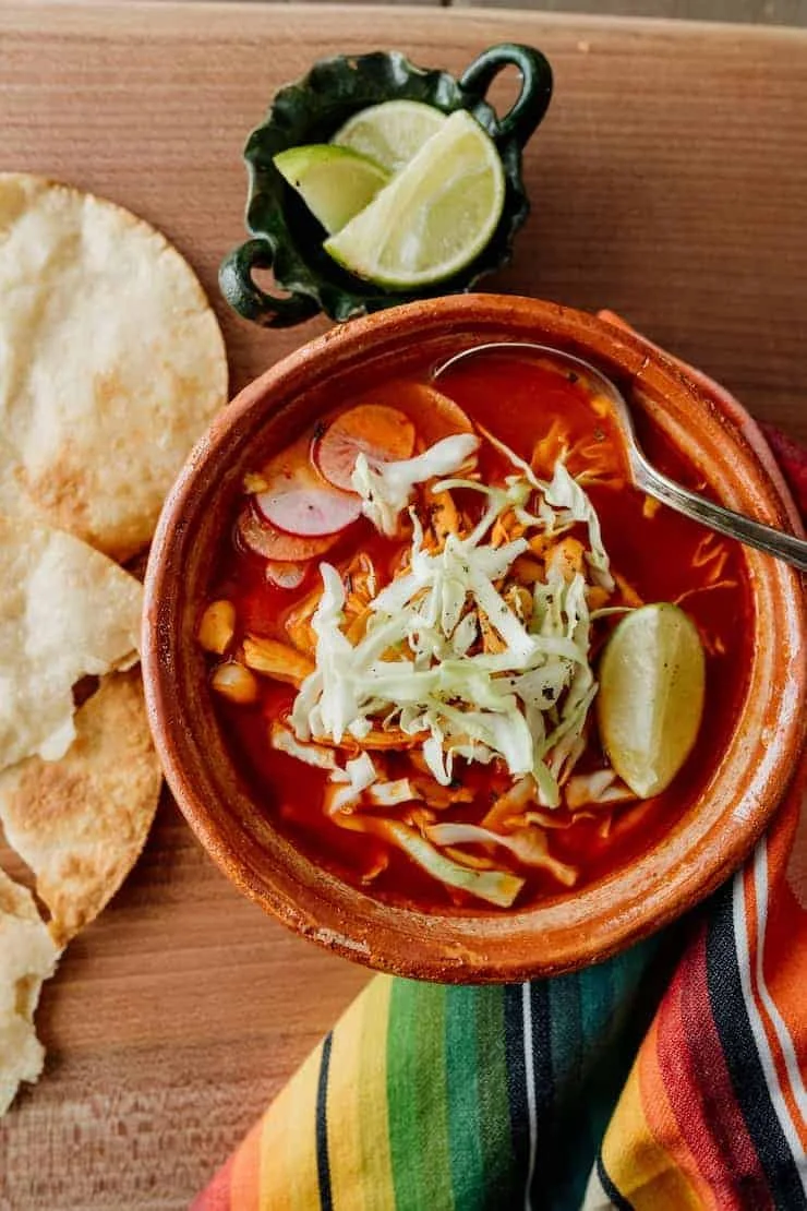 Red Chicken Pozole