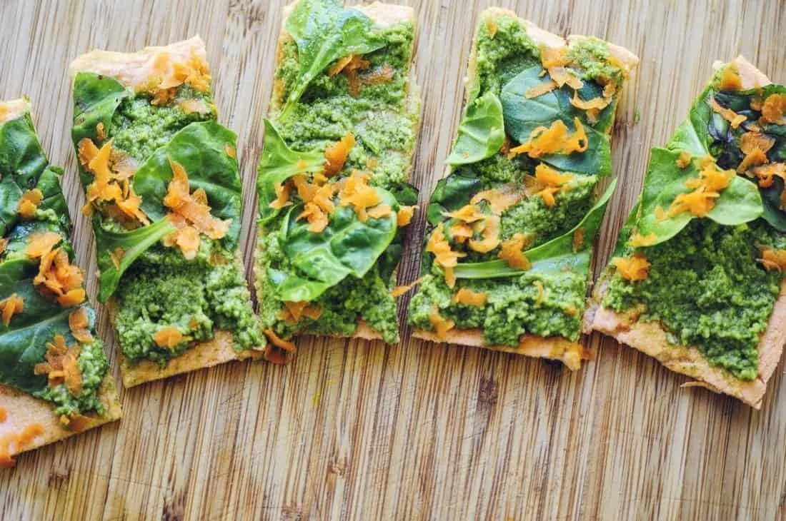 Red Lentil Flatbread Pizza Crust