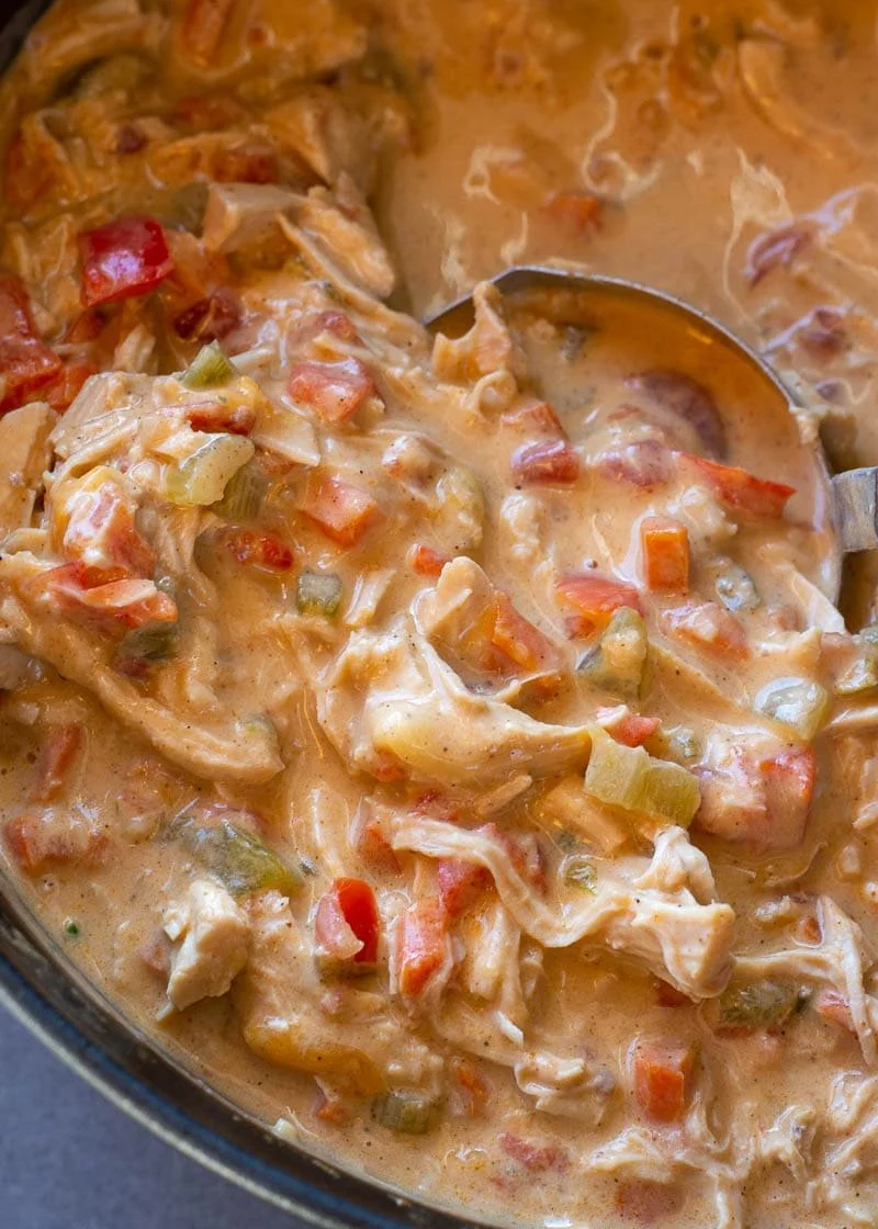 Silky Cajun Chicken Soup